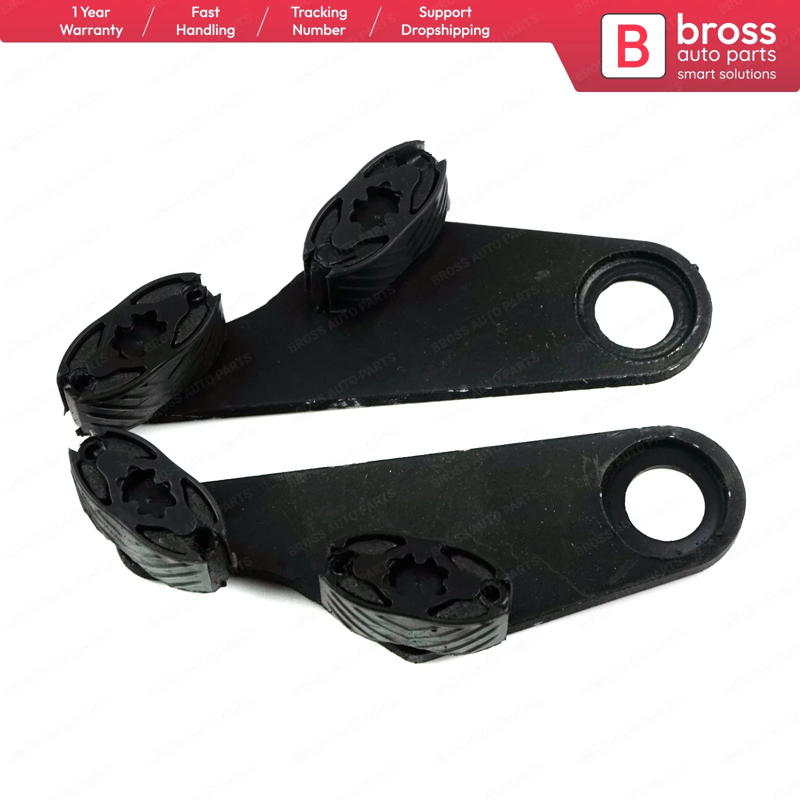 Bross Auto Parts BSR527FBA Sunroof Sliding System Set Repair: 7701209744 for Renault Megane MK2 2002-2009 Shipping From France