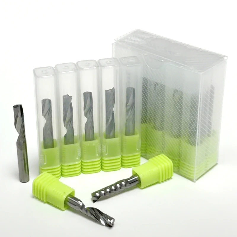 

1Pc CNC End Mill AAAAA Quality - Single Flute UP Spiral Carbide Milling Cutter Router Bit for Acrylic/PVC/MDF