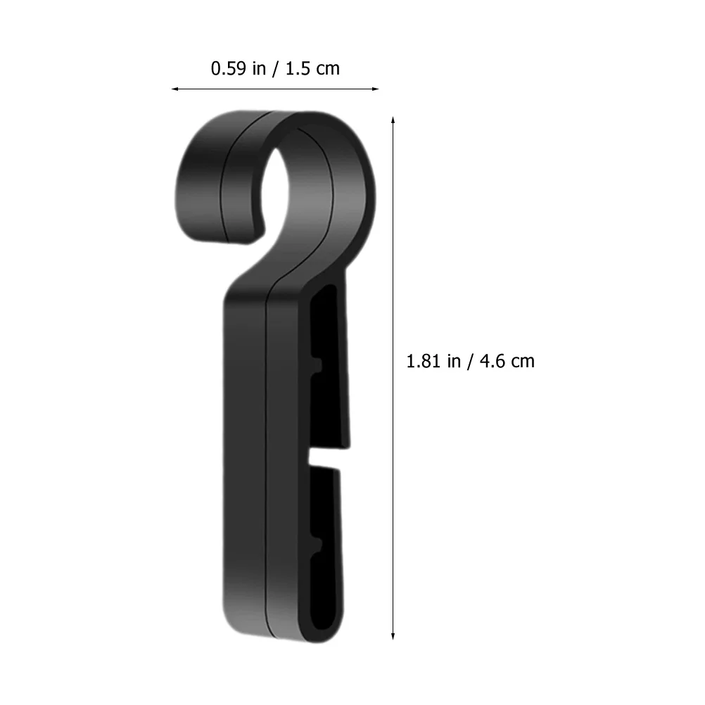 

50 Pcs Headlight Buckle Hard Hat Lamp Clips Headlamp Strap Accessories for Hardhat Plastic Mounting