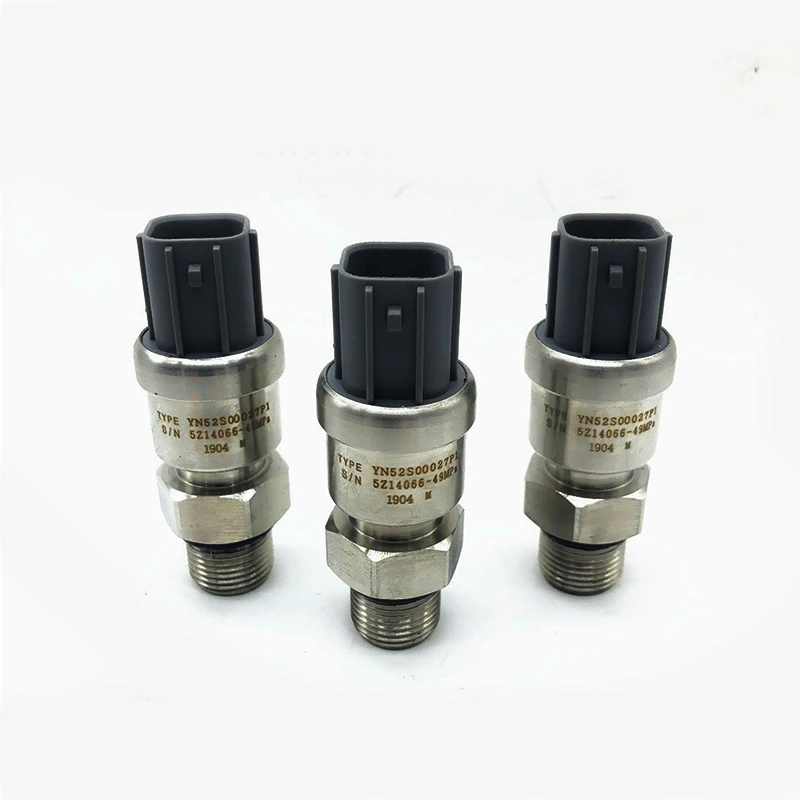 For Kobelco Hydraulic pump  pressure switch Sk130 SK140 SK200 SK250-6-8 High and low pressure sensors 27p1 high pressure 16p