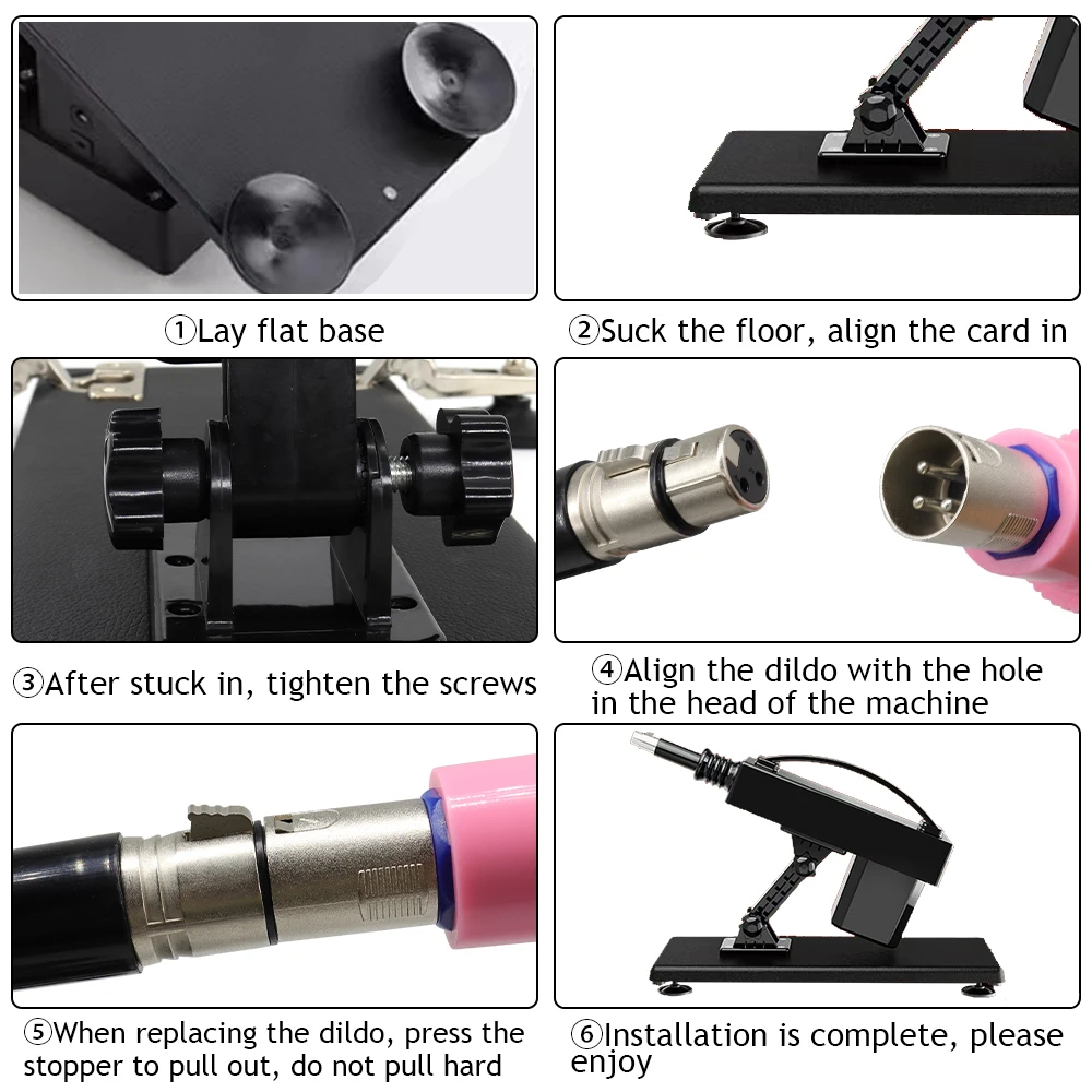 Powerful Automatic Thrust Sex Machine Device Gun Strap Dildo Vibrator Clitoral G-Spot Massager Vagina Masturbation Sex Toy Men - view 3