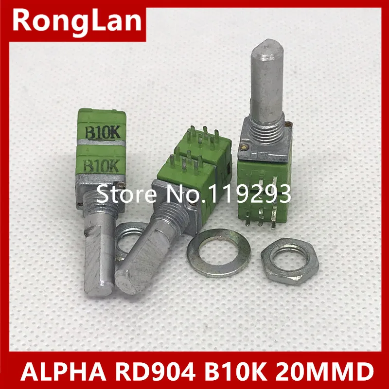 [BELLA]ALPHA RD904 B10K quadruple potentiometer - half of the axial length 20MM--10pcs/lot