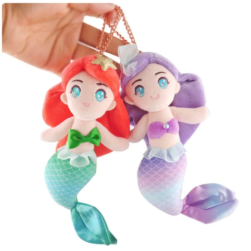 17cm Loverly Mermaid Plush Toys Stuffed Animals Soothing Toys Small Pendat Backpack Hangings DIY Gifts For Party
