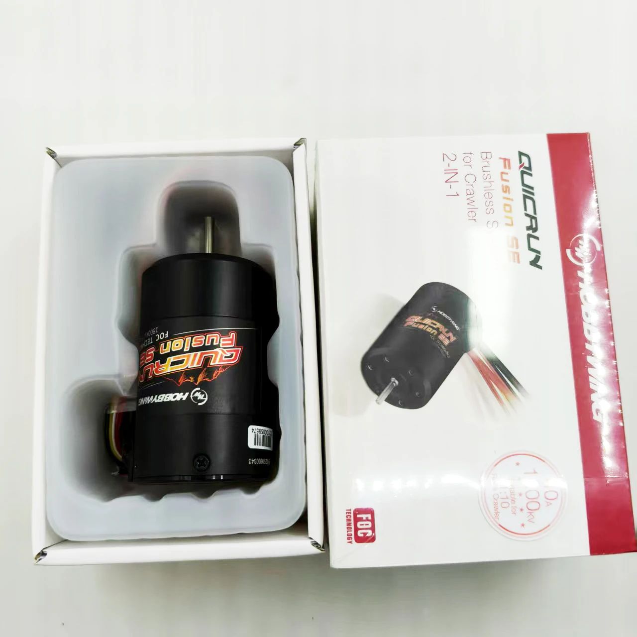 

Бесщеточный двигатель Hobbywing QuicRun 1200 кВ / 1800 кВ 2 в 1, сенсорный Fusion SE, встроенный 40 А ESC для радиоуправляемой автомобильной детали 1/10 1/8