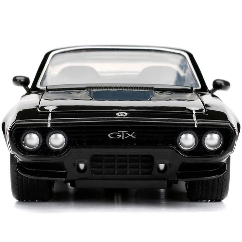 Diecast Jiada 1/24 Bilancia Movie Car Plymouth GTX Auto In Lega Da Collezione Giocattolo Regalo Souvenir Display Ornamento