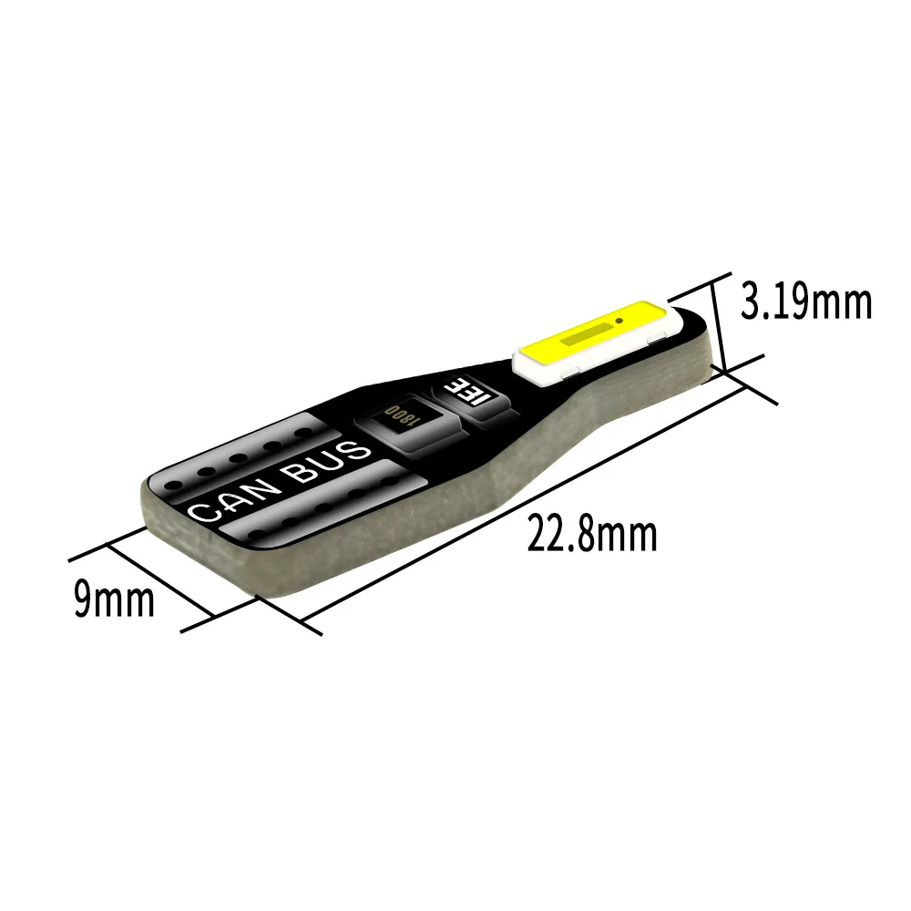 10 sztuk T10 W5W Żarówka LED do wnętrza samochodu do Toyota Avensis Rav4 Opel Astra Mokka Ford Focus 2 3 Fiesta 12V