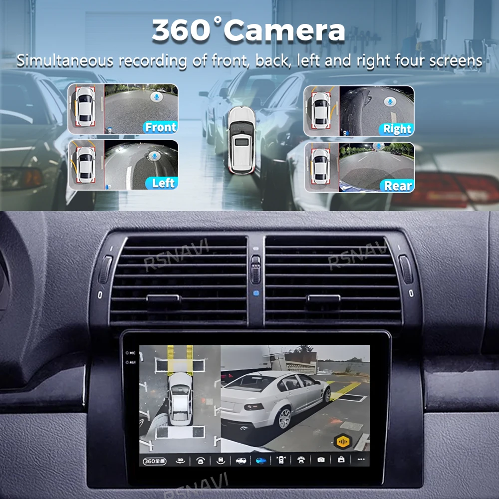 Android 15 For BMW 5 E39 1996 - 2003 E53 X5 M5 2K QLED Android Car Radio Multimedia Video Player GPS AI Voice CarPlay Head Unit