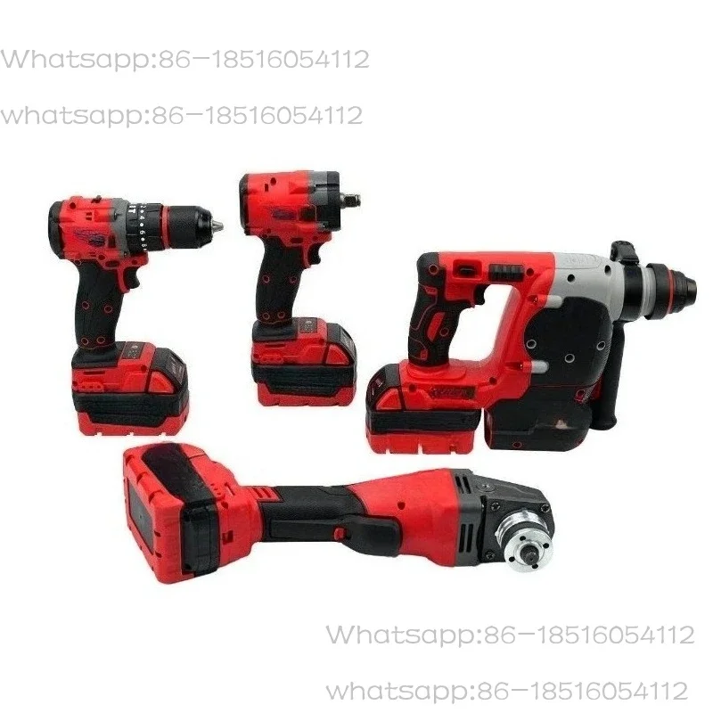 20V lithium battery tool set electric hammer electric drill angle grinder 4PC tool set power tool set