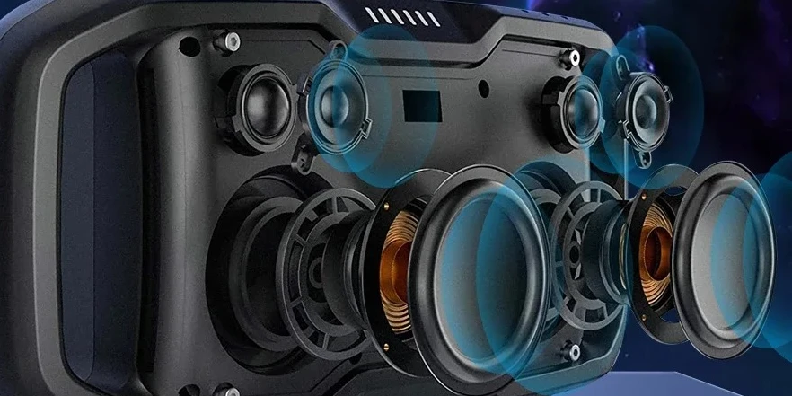 Portable Bluetooth Speaker  Outdoor Wireless Speaker 120W StormBox Blast Outdoor Wireless Speaker IPX7 Waterproof