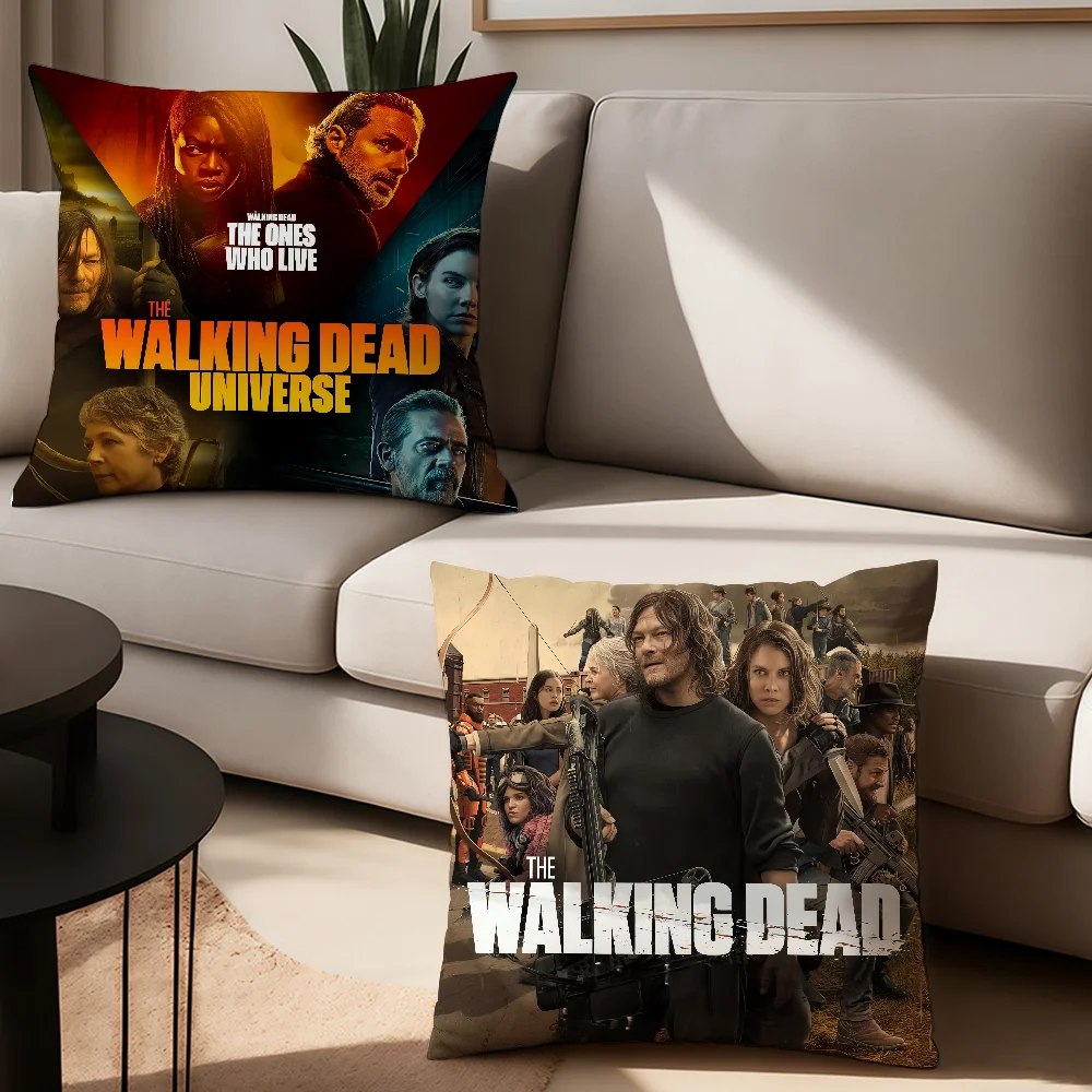 TV Show The W-Walking D-Dead Pillow Case Office Cushions Suitable For Sofa Car Bedroom Decorative Cushion Cover