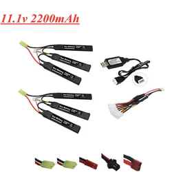 Akumulator Lipo do pistoletu na wodę 103 mm 3s 11,1 V 2200 mAh 40 c452096 Wtyczka tamiya do Mini Airsoft BB Air Pistol Elektryczny pistolet do zabawek Części RC