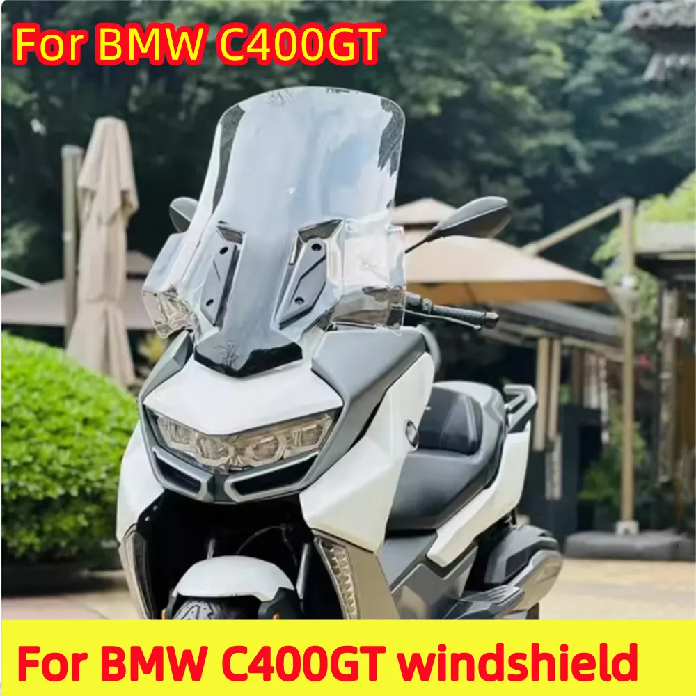 

For BMW C400GT windshield modification C400GT enlarged windshield and front gear accessories windproof and raised