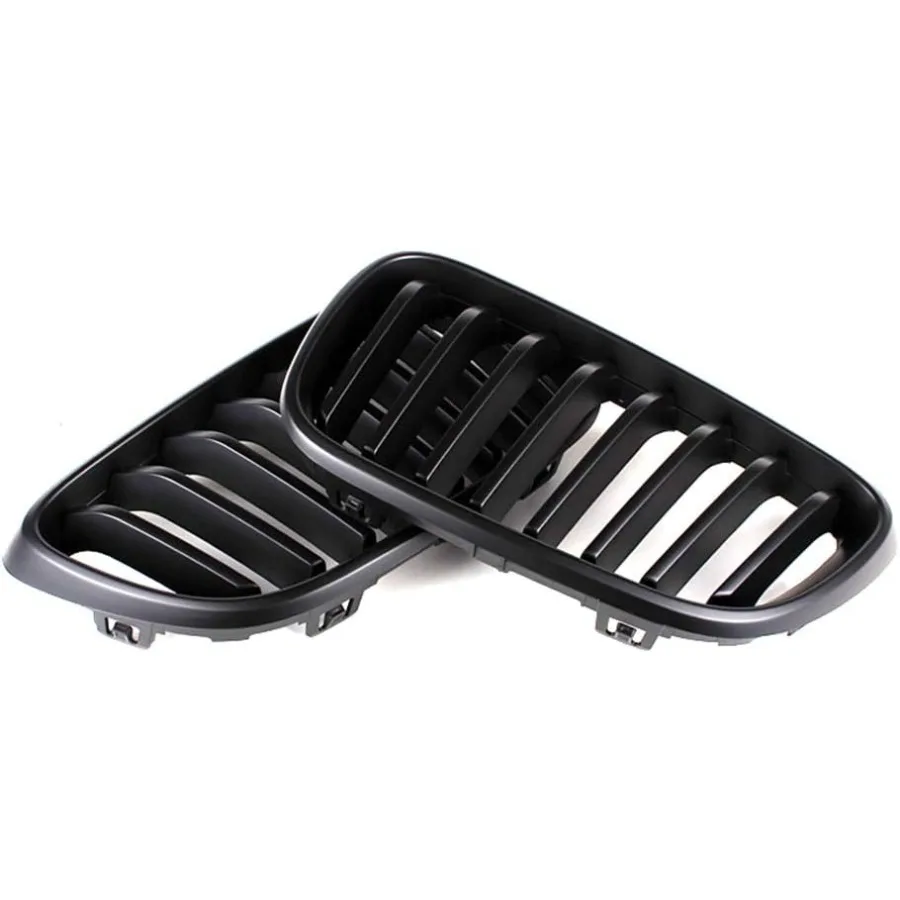 شبكة الكلى الأمامية لسيارات BMW 2 Series F22 F23 F87 M2 220i 228i 235i 20142018 موديل أسود غير لامع بديل عالي الجودة #4
