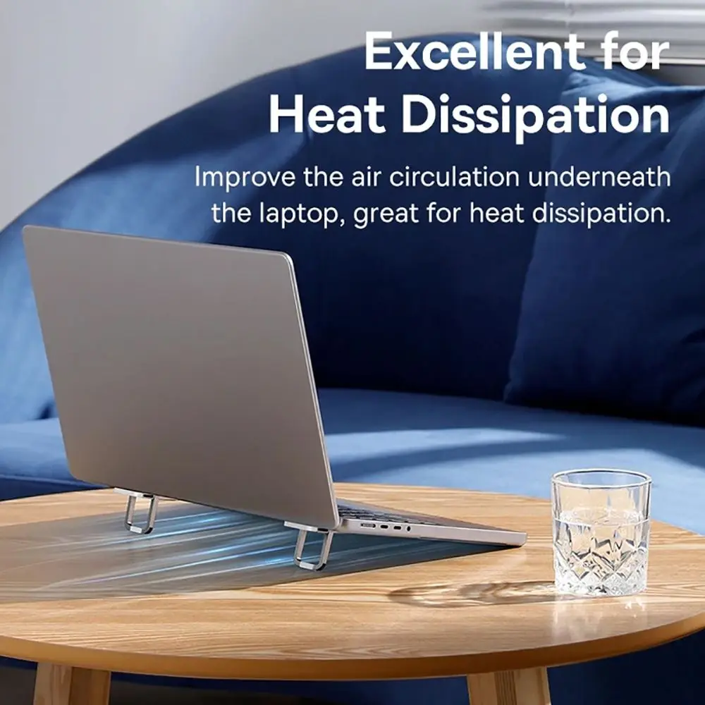 2 teile/satz Faltbare Laptop Stand Tragbare Notebook Unterstützung Halter Einstellbare Riser Kühlung Halterung Universal für Laptop Tablet 4