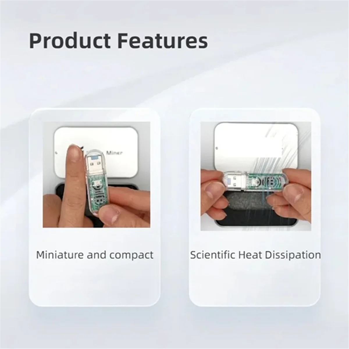 3 قطعة محظوظ مينر V3 Btc مينر آلة التعدين الصامت Usb آلة التعدين LV03 74KH/S آلة التعدين المنزلية الصغيرة Asic