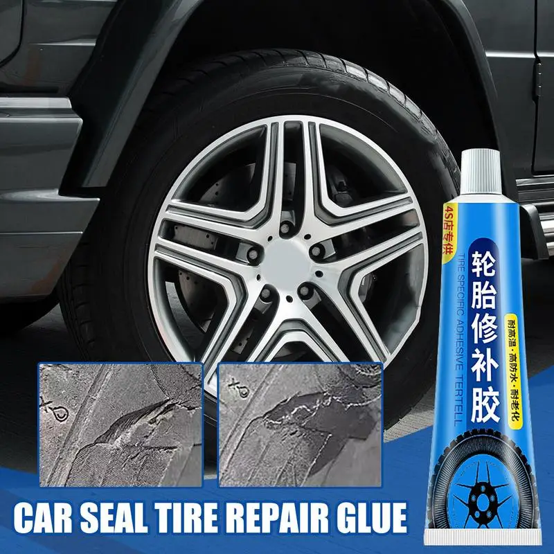 Multifunctional Seal Tire Glue, Crack Repair, adesivo Rubber Bonding Glue, Sidewall Puncture, Motocicletas, Acessório Automóvel, 30g