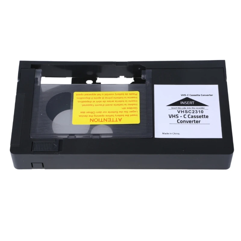 Y1UB Convert Your Memories VHS C SVHS Tape Adapter, VHS C to VHS Cassette Adapter Effortless Video Transfer to Digital Output