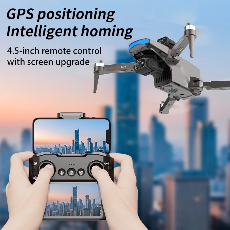 2025 New Hot Selling Q7 Drone Tricopter Head 1080P Version 5G WiFi Obstacle Avoidance Optical Flow Brushless Foldable Quadcopter