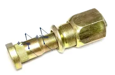 تنطبق على أجزاء الملحقات، مسامير إطارات العجلات ذات الرافعة الشوكية، مسمار محور المحور الأمامي لـ Jianghuai 4.5t Mnm-1349