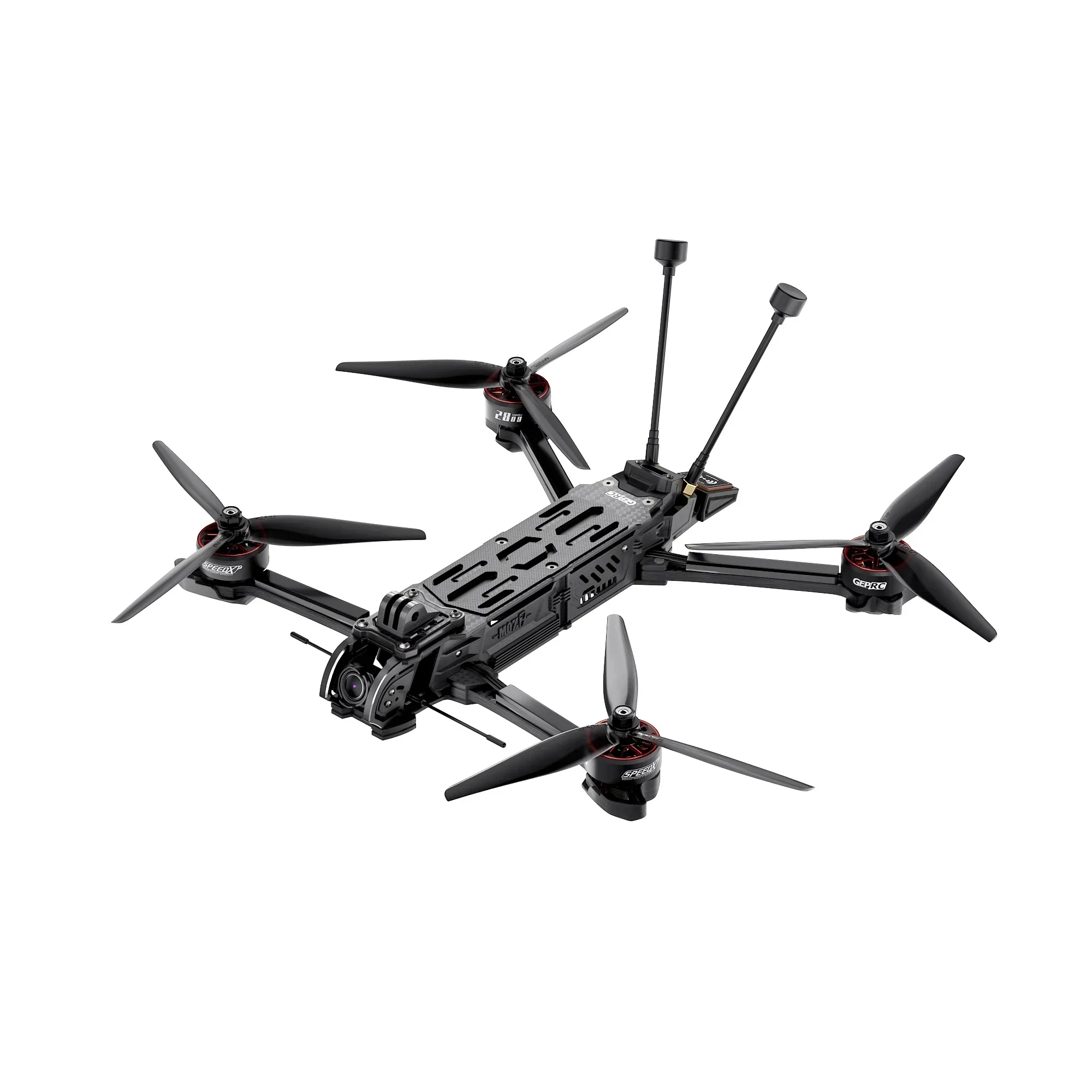 

GEPRC MOZ7 Long Range Quad - Analog / HD Wasp / HD O3 SPAN F722-HD-BT V2 BLHELI32 50A GEP-M10-DQ GPS 2809 1280KV 6S