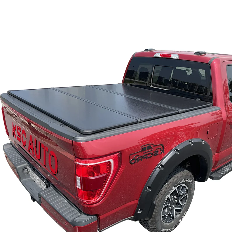 

HT Series Hard Tri-Fold Truck Bed Pickup Tonneau Cover for 2014-2021 Toyota Tundra 5.5' Bed