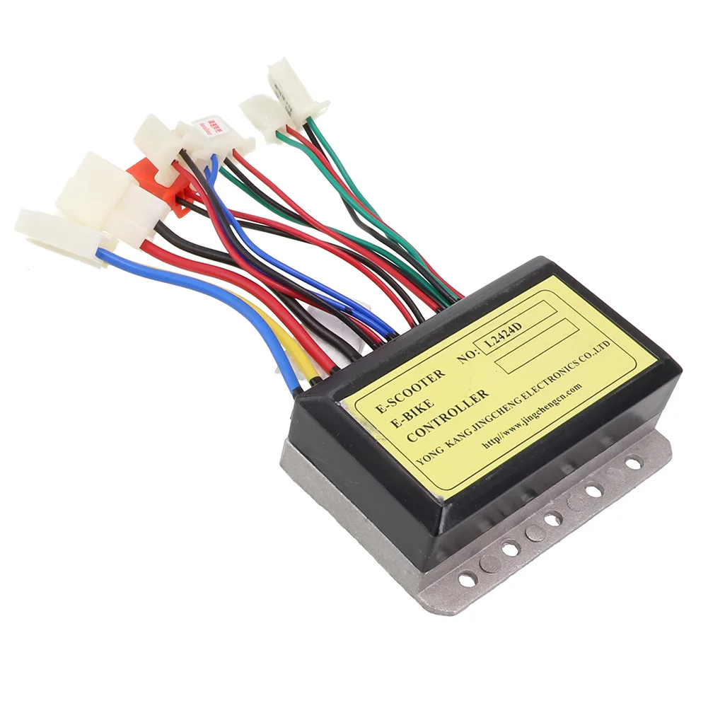 24V 250W Brushed Controller for Electric Scooter and E-Bike Motor Drives with Compact 85mm x 50mm x 30mm Factor