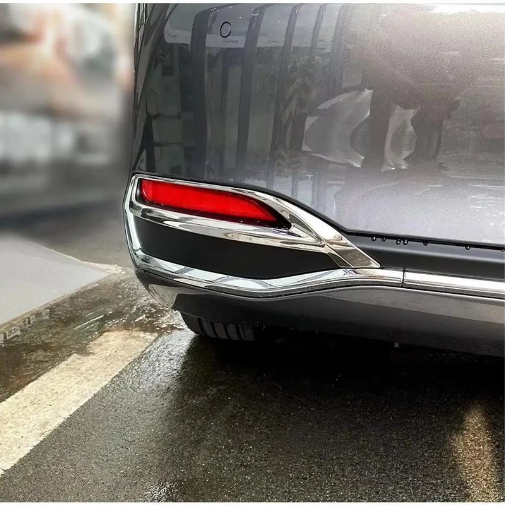 Car Upgrade For Lexus ES200 ES250 ES260 ES300h ES350 2019-2025 Rear Fog Light Cover Trim Frame Exterior Accessories Gloss Black