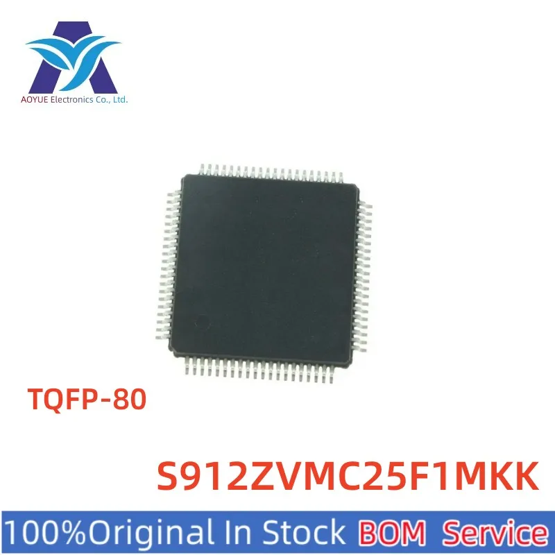 New Original Stock IC Electronic Components S912ZVMC25F1MKK S912ZVMC25 S912ZVMC TQFP80 Microcontroller IC One Stop BOM Service