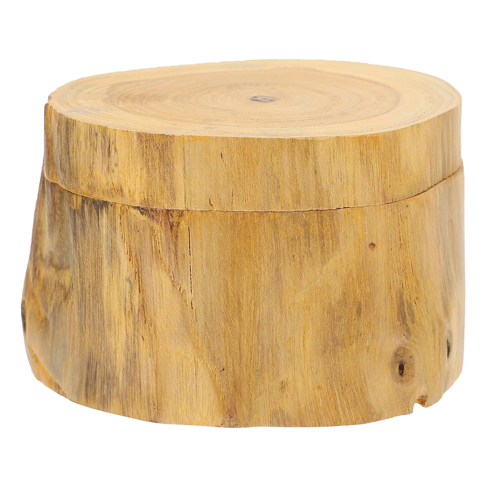 1 قطعة صندوق مجوهرات خشبي عتيق مستدير حاوية تخزين بتصميم إبداعي لملحقات أشتات درج مكتب غرفة النوم