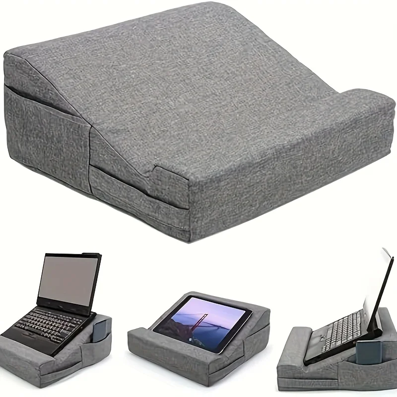 Notebook computer pad flat shield reading stand cushion use pillow
