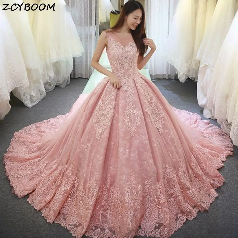 

Pink Quinceanera Dresses 2023 Elegant Ball Gown Sweet 16 Formal Party Night Prom Dress Luxury Long Ceremony Graduation Gala Jurk