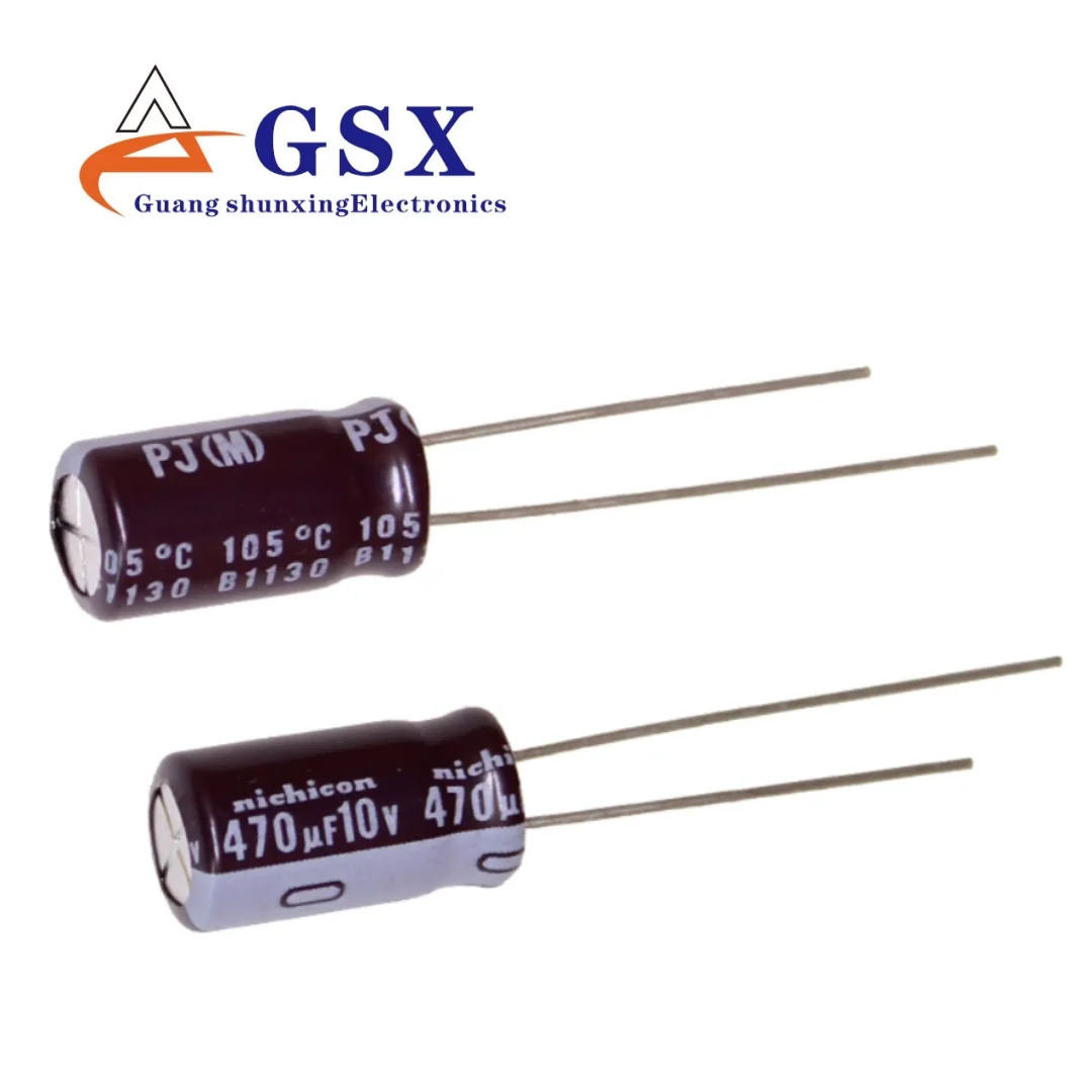 

Nichicon imported electrolytic capacitor 10v470uf 8 * 15MM from Japan, Nichicon PM high-frequency long-life