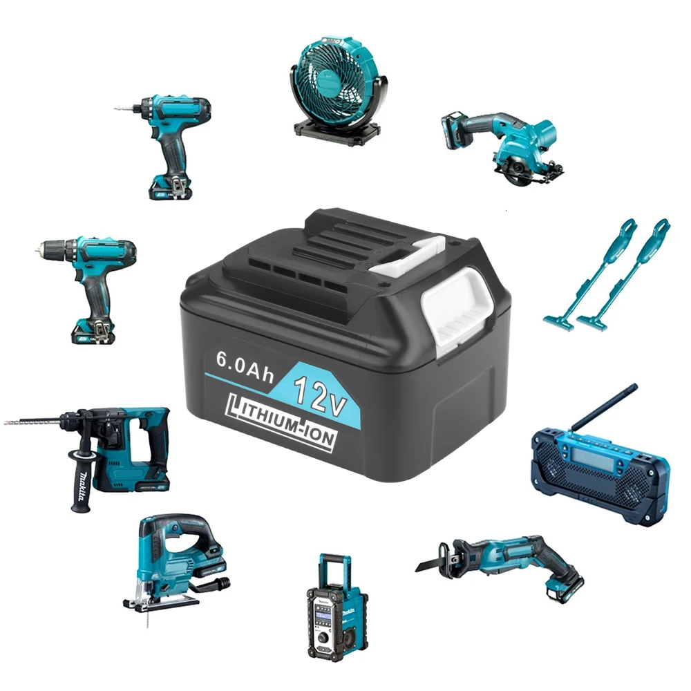 3.0Ah 6.0Ah Rechargeable Battery Power Tools Replaceable Battery For Makita BL1021B BL1041B BL1015B BL1020B BL1040B