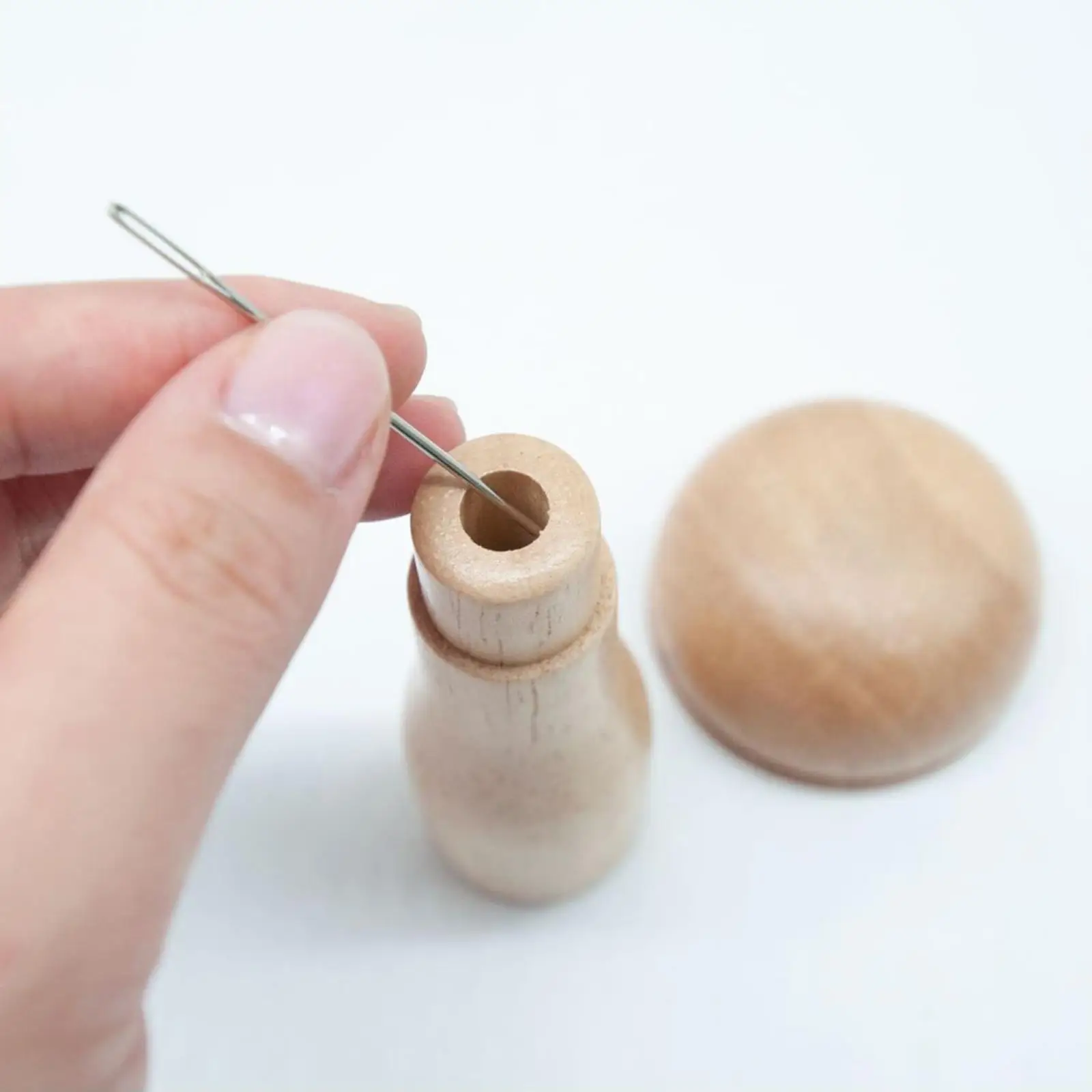 Wooden Darning Mushroom Repair Tool Lightweight Craft Kit Knitting Supplies for Needle Arts and Crafts