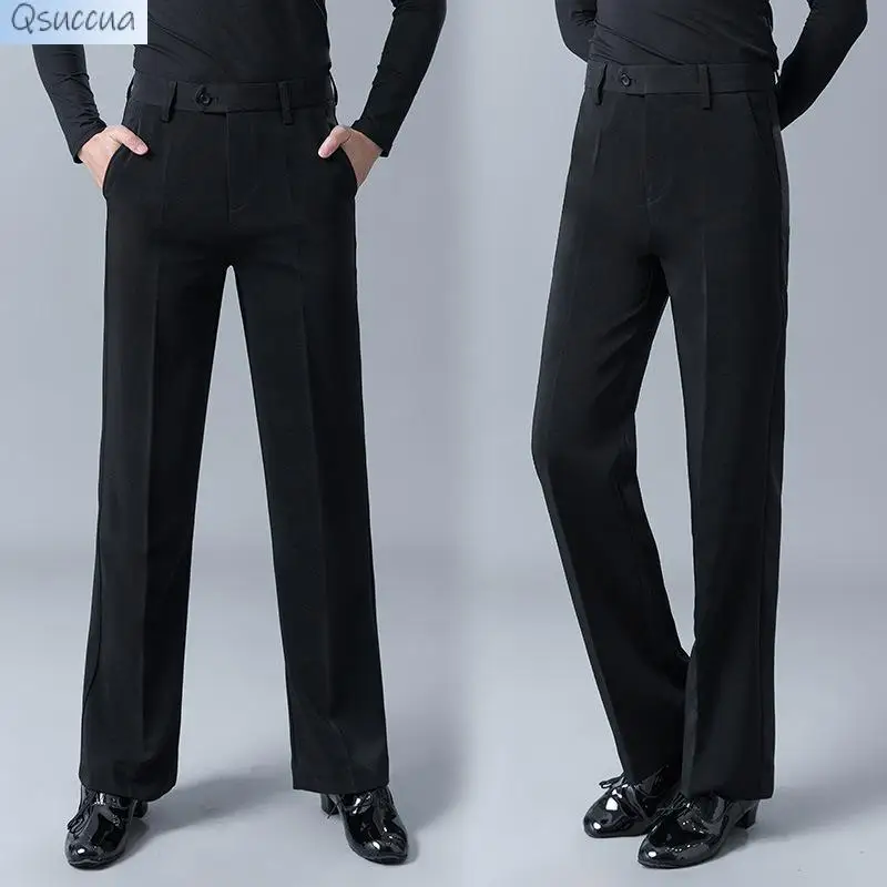 

New Style Latin Dance Trousers Men's Modern Dance Ballroom Dance Practice Performance Pants