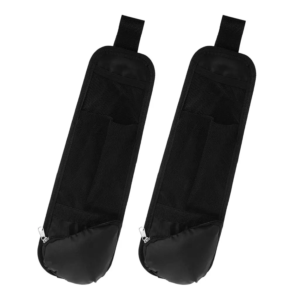 

2 Pcs Car Side Bag Net Pocket Handbag Holder Supplies Seat Organizer Non-woven Fabric Hanging Cup
