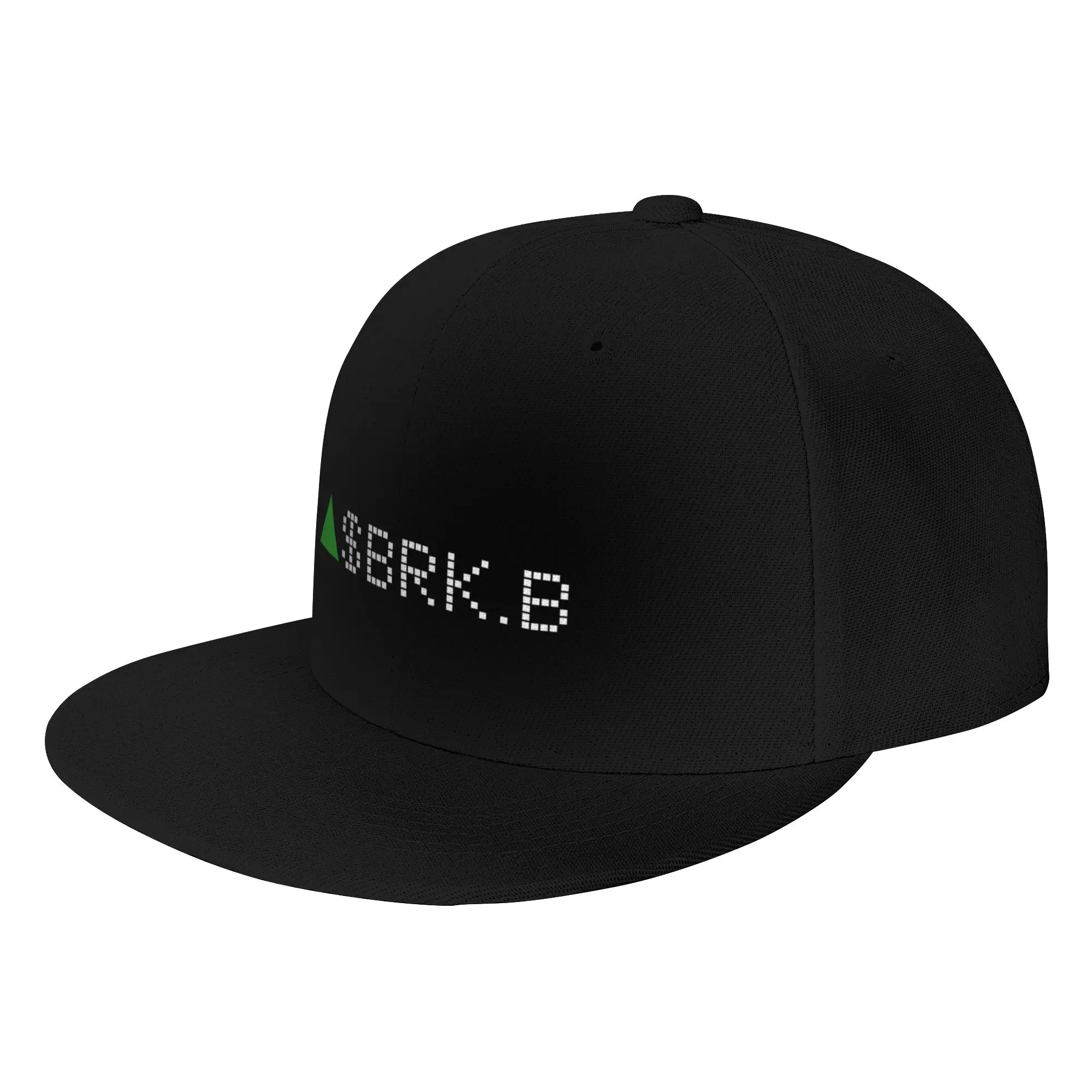 Fashion Berkshire Hathaway Inc  Class B Stock Ticker Green - White Font Flat Brim Sun Hat  Adjustable Denim Hat Cap For Women