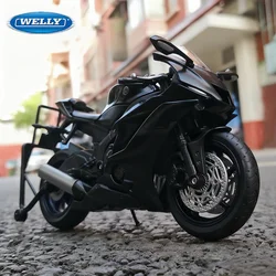 Welly 1:12 Yamaha YZF-R6 Alloy Racing Motorcycle Model Diecast Metal Street Sports Motorbike Model Collection Childrens Toy Gift