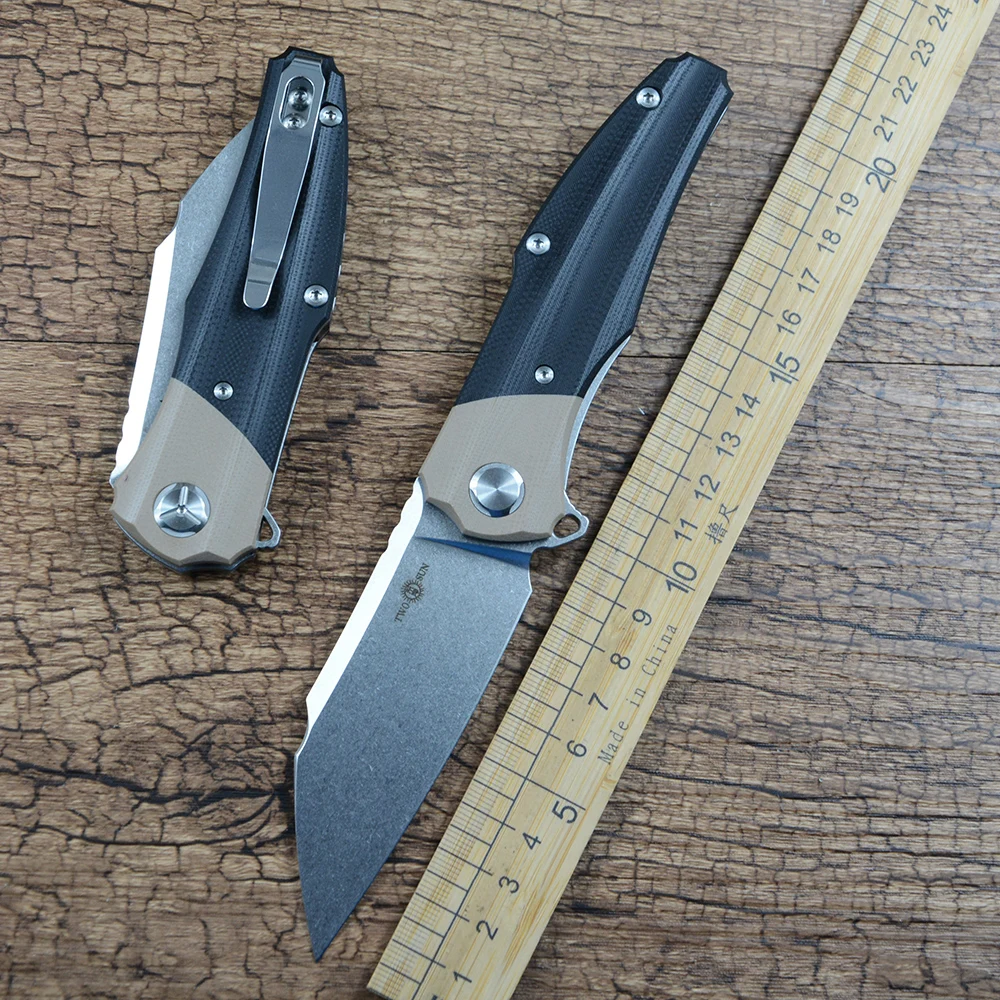 twosun-folding-knife-d2-blade-ball-bearing-washer-g10-handle-outdoor-camping-hunting-edc-tool-ts50g