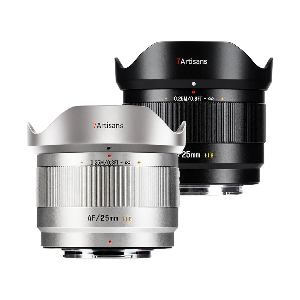 Obiektyw 7artisans AF 25/35/50mm F1.8 APS-C z dużą przysłoną do aparatów bezlusterkowych, do fotografii ludzkości, z mocowaniem Sony E i Fuji X. — zdjęcie produktu 7