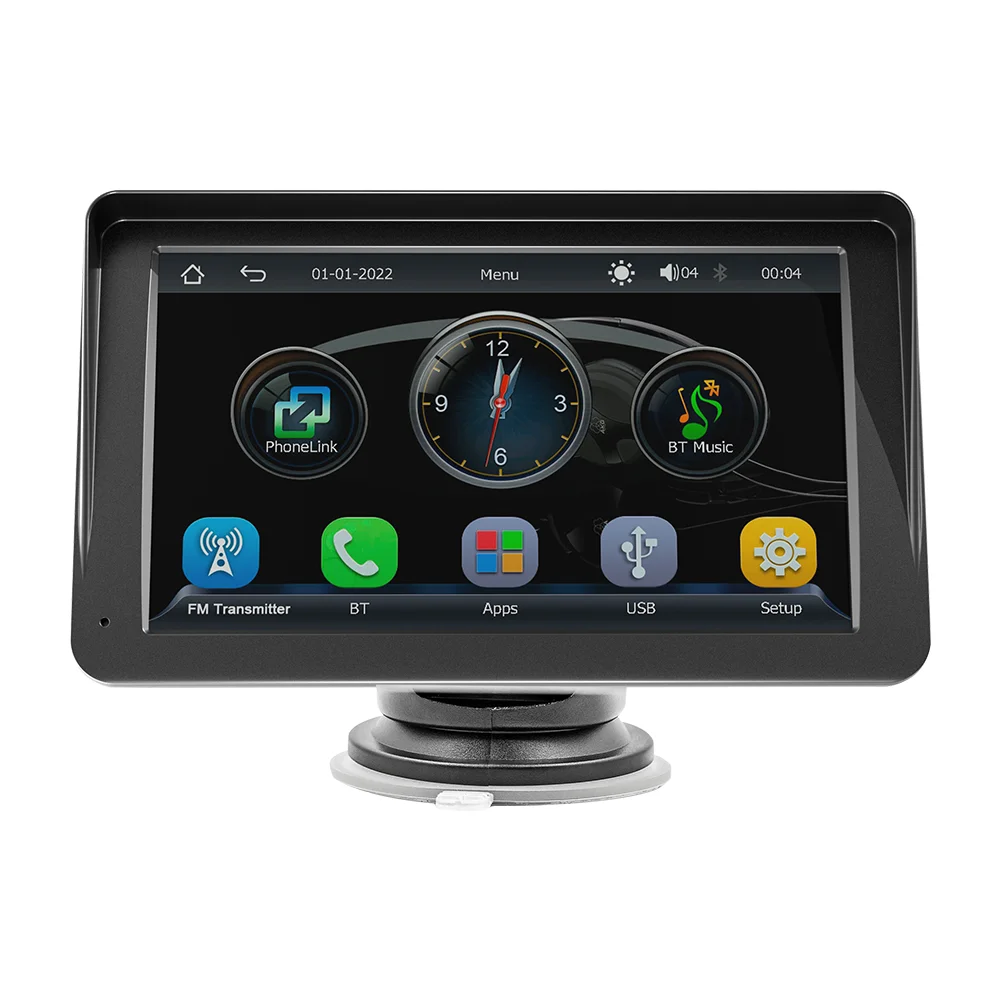 7 Inch Touch Ips Screen Car Mp5 Palyer for Car Carplay Screen Phone Wireless Mirror Link Car Dvd Player 7 Inch Display