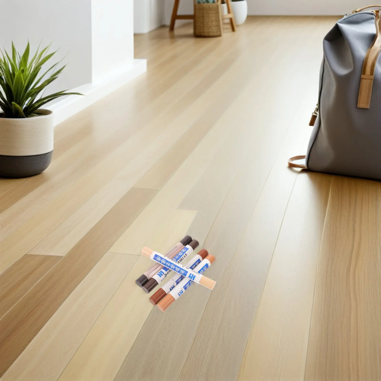 

Набор из 5 восковых карандашей для реставрации древесины: для ремонта вмятин, мебели, полов, шкафов, столов, темных деревянных поверхностей, заполнения трещин