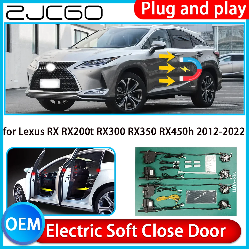 for Lexus RX RX200t RX300 RX350 RX450h 2012-2022 Auto Pull Car Soft Close Kit Door Power Latch Electric Door Catch Soft Closing