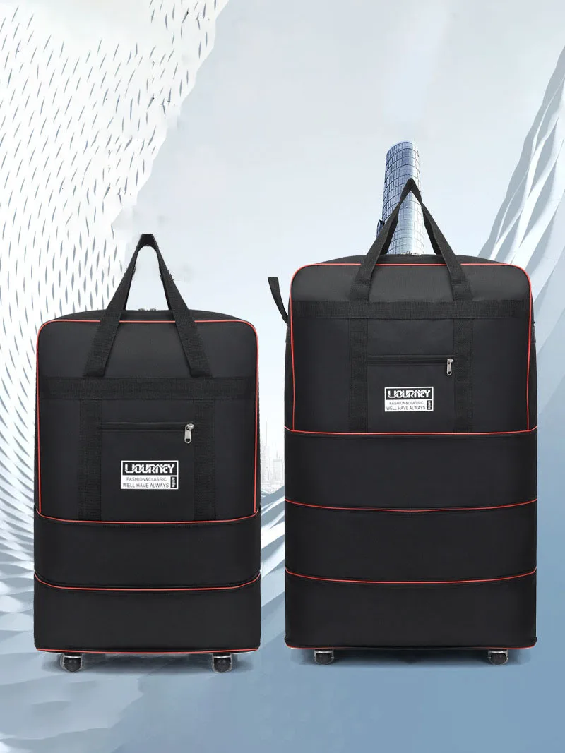 حقيبة من القماش الخشن قابلة للطي لرحلات عطلة نهاية الأسبوع، حقيبة أمتعة السفر العائلية، حقيبة هدية جاهزة لعطلة نهاية الأسبوع، حقيبة دفل، حقيبة حمل، حقيبة بين عشية وضحاها #3