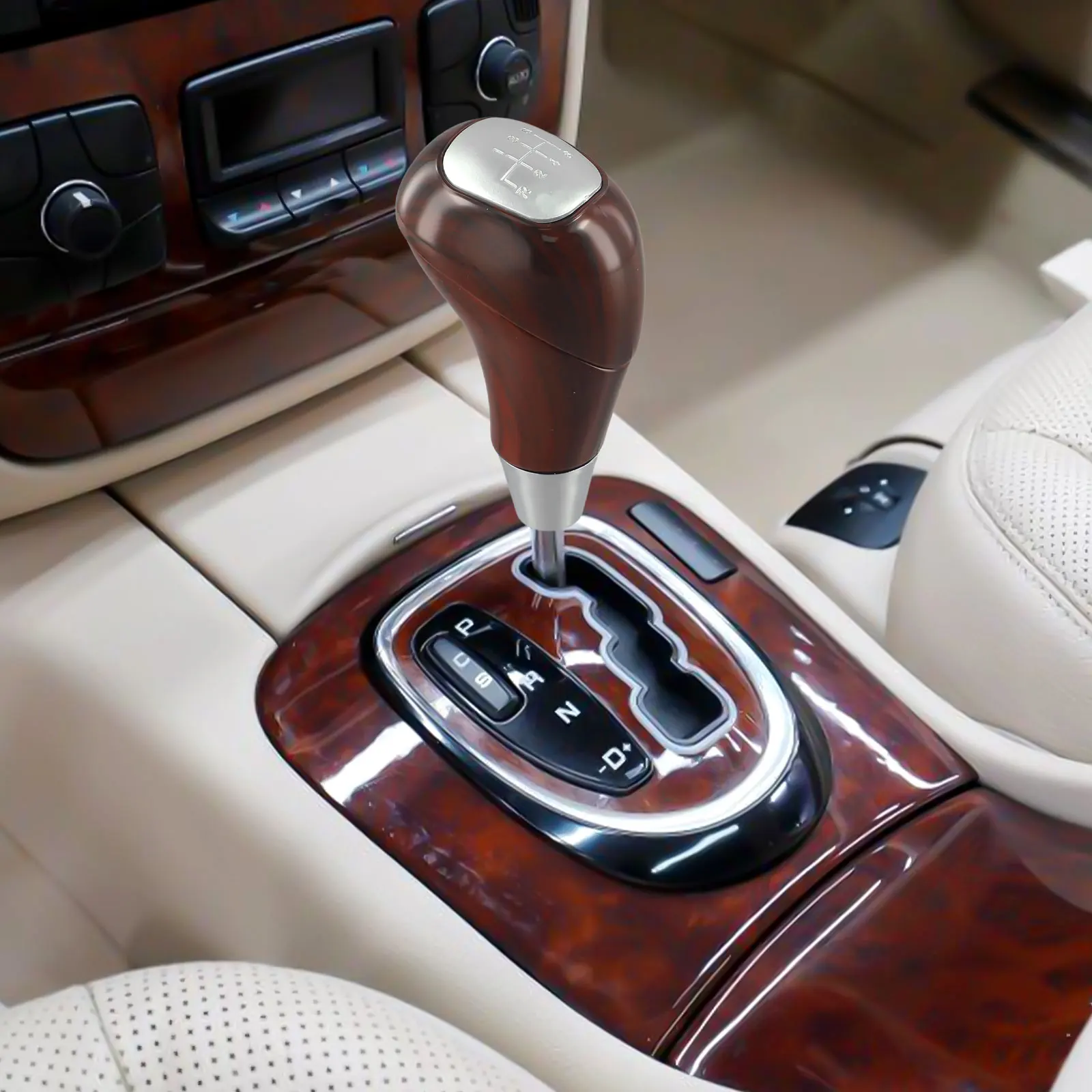 Car Gear Knob 6 Speed Gear Lever For Car Interior Upgrade Easy Installation Elegant Interior Enhanced Driving Experience