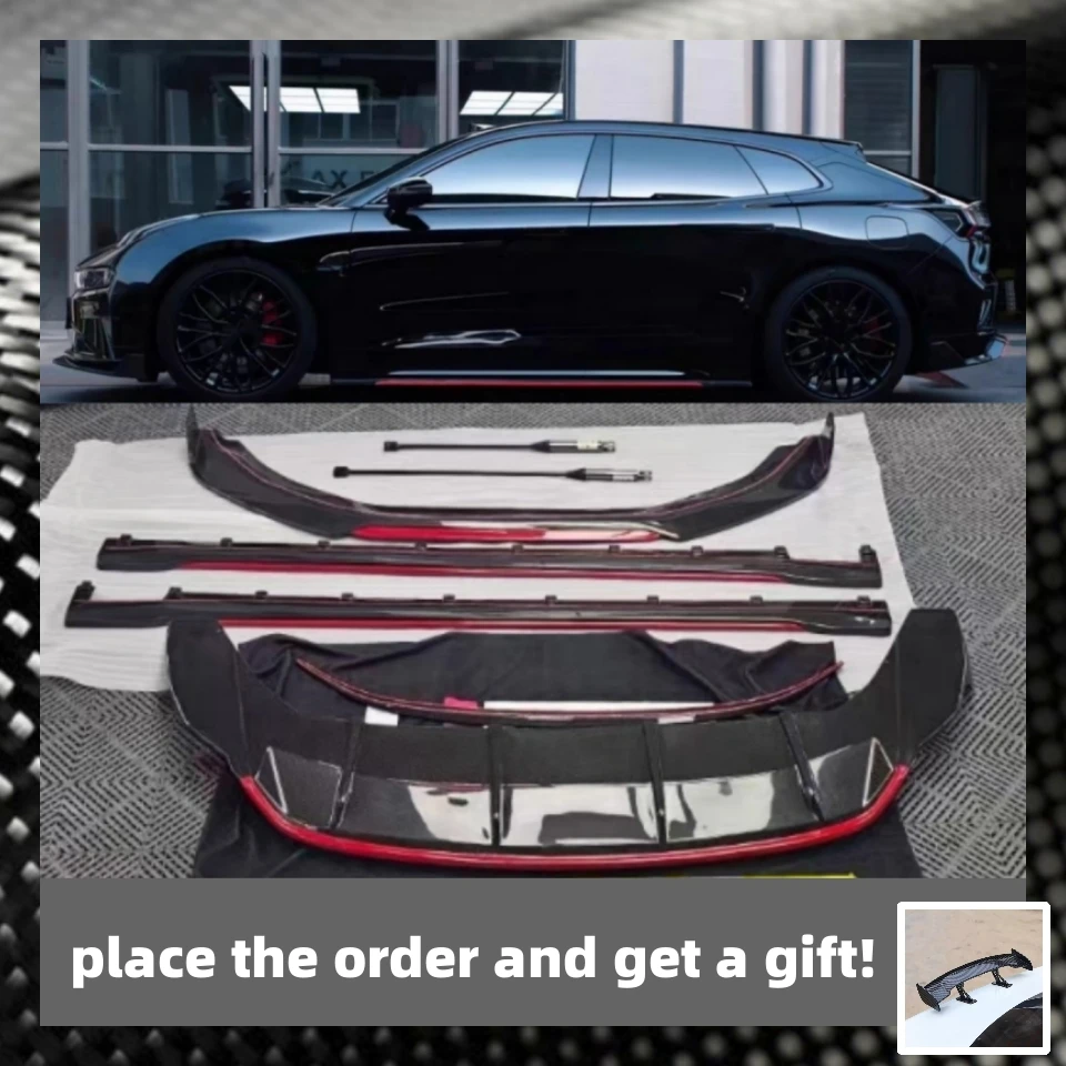 

Front Rear Lip Side Skirts Tail Wing for ZEEKR 001 2021-2025 Modified New Style Car Carbon Fiber Body Kit