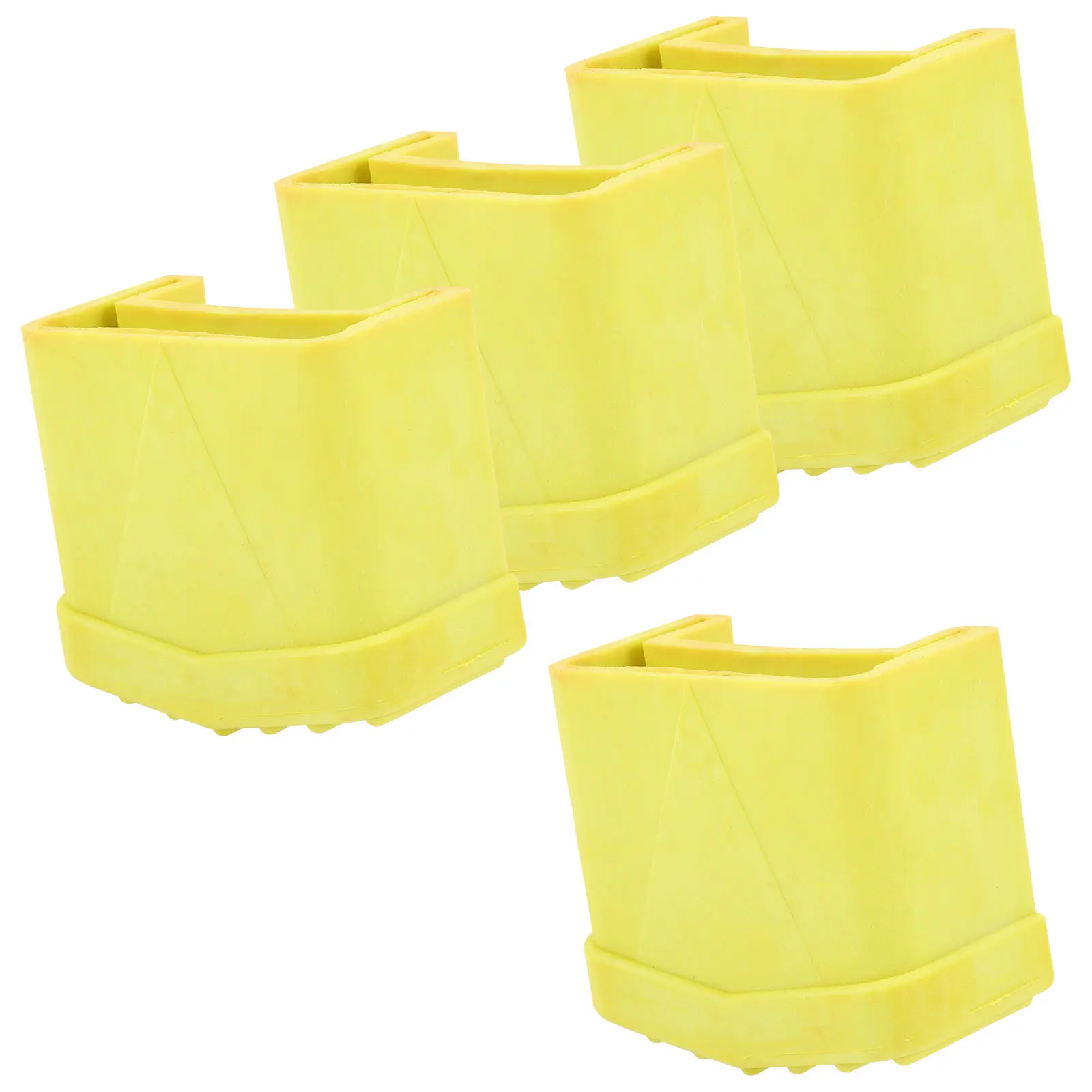 

4pcs Ladder Feet Rubber Covers Non Slip Compact Design Bottom Protection Home Floor Protectors Anti Scratch