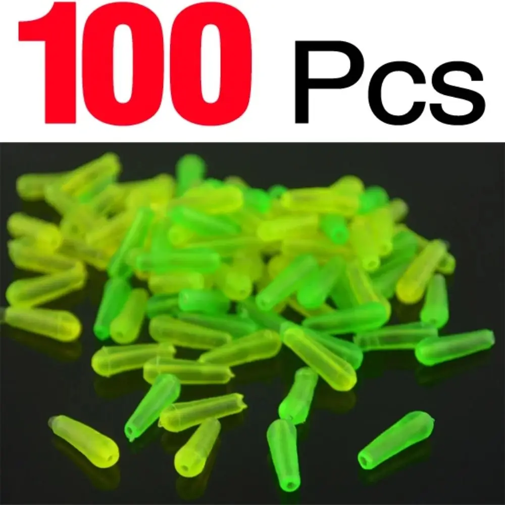 

100pcs Rubber Fishing Floating Seat Soft Green Rubber Fishing Drift Seat Hollow Fishing Float Rest Fishing Accessories