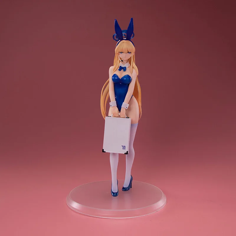 25cm Max Factory Blue Archive Asuma Toki Bunny Girl PVC figura de acción Anime figuras en miniatura de juguete colección muñeca regalo