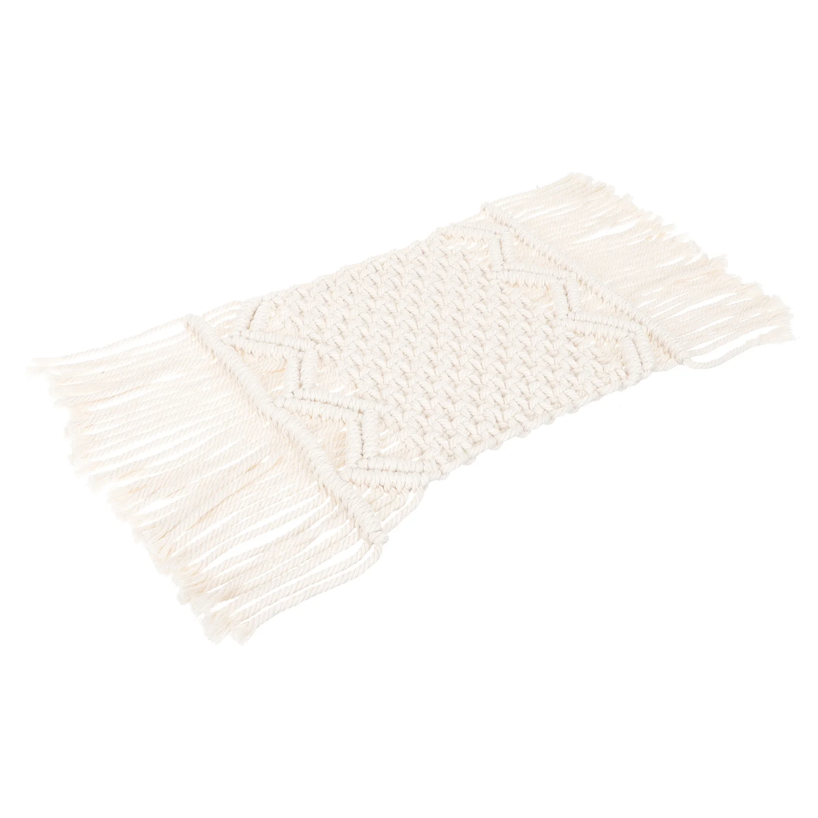 

Woven Table Runner 72 Inches Long Tassel Design Nordic Style Dining Table Decor Washable Wear-Resistant For Home Party